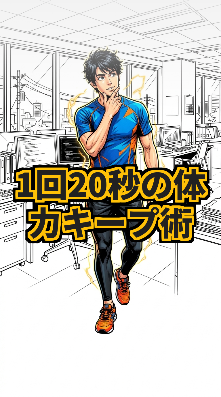 1回20秒でOK！スキマ時間に体力を維持するエクササイズスナック