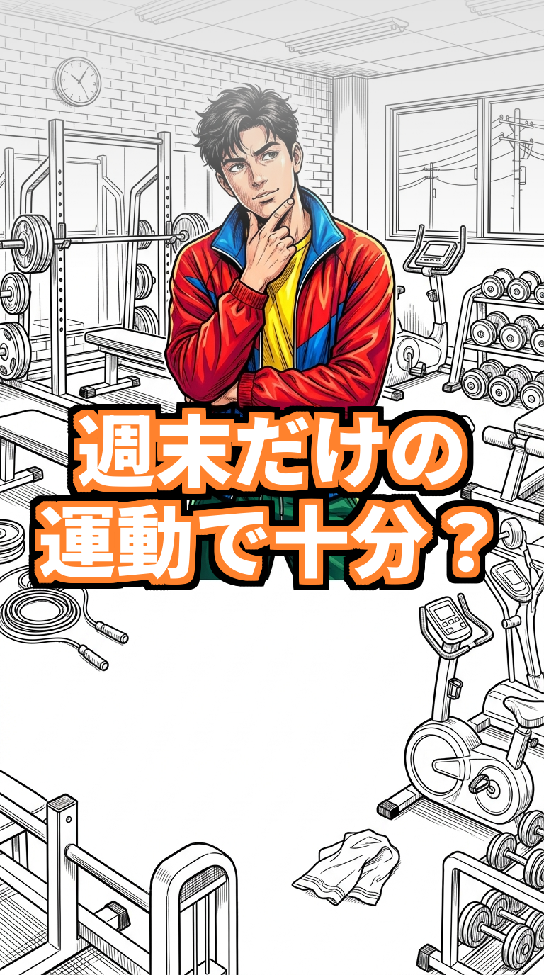 週末だけの運動で健康は保てる？最新研究が示す真実