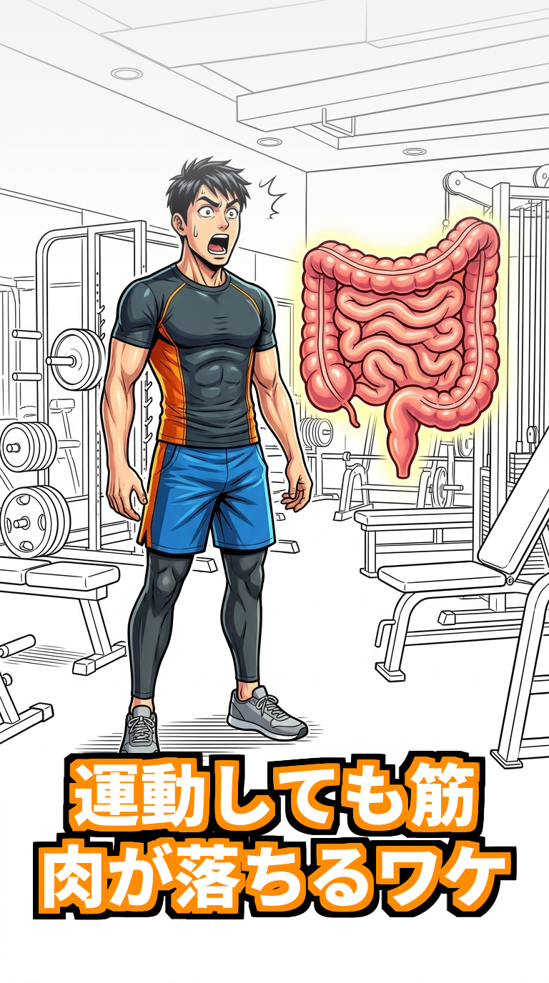 40代の筋肉低下は腸が原因？短鎖脂肪酸を増やす腸内環境の整え方