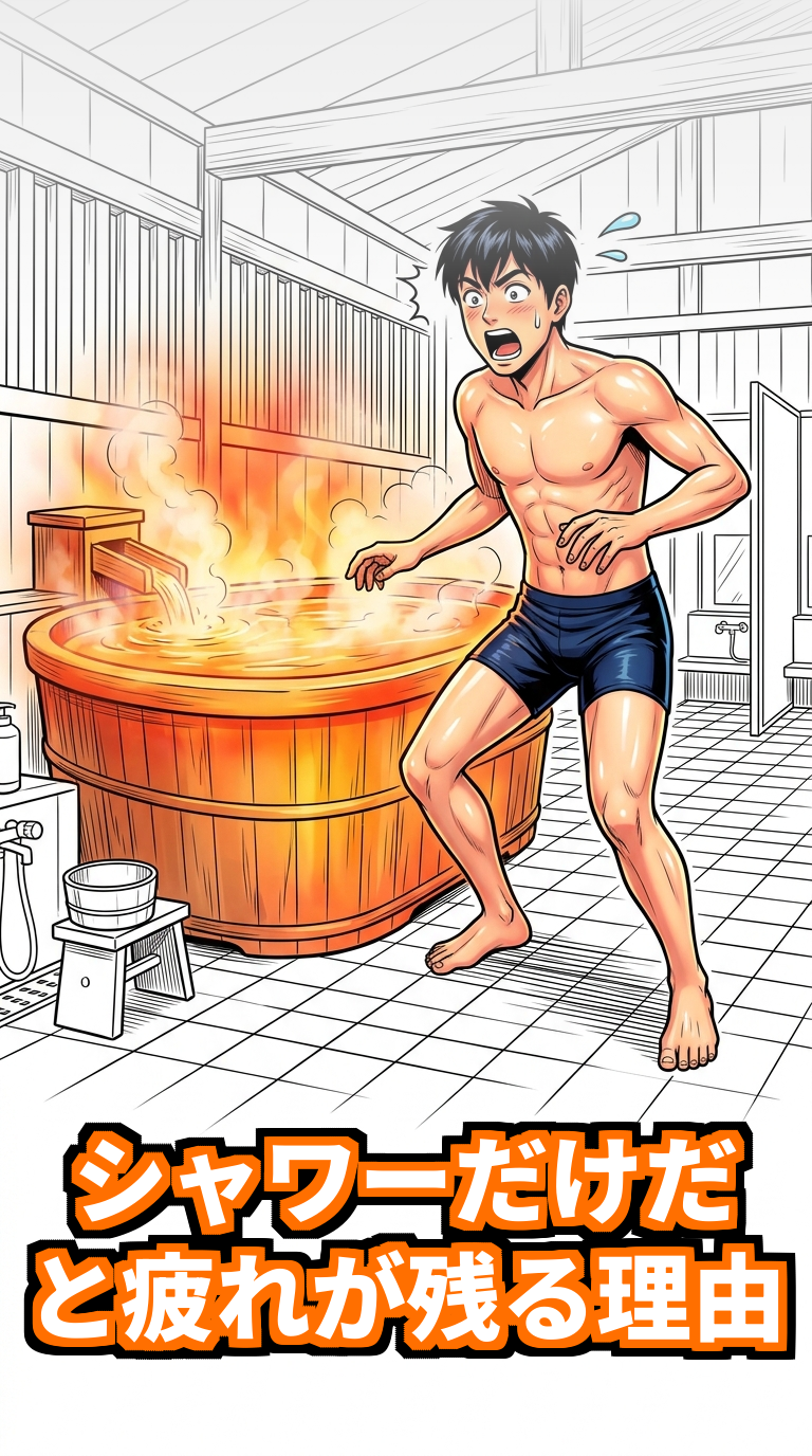 疲労回復に効く入浴法:ヒートショックプロテインで筋肉ケア